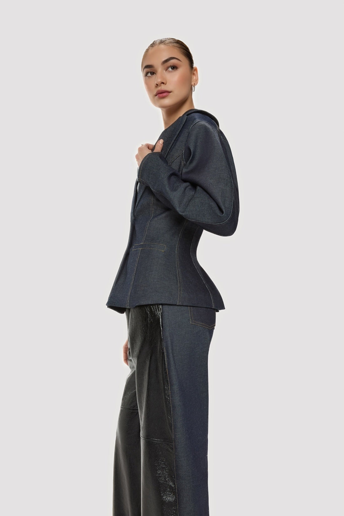 Barrel Sleeve Blazer - Jasmine Elaine